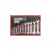 CLE PLATE OUVERTE JEU DE 12PCS YT 0381 YATO